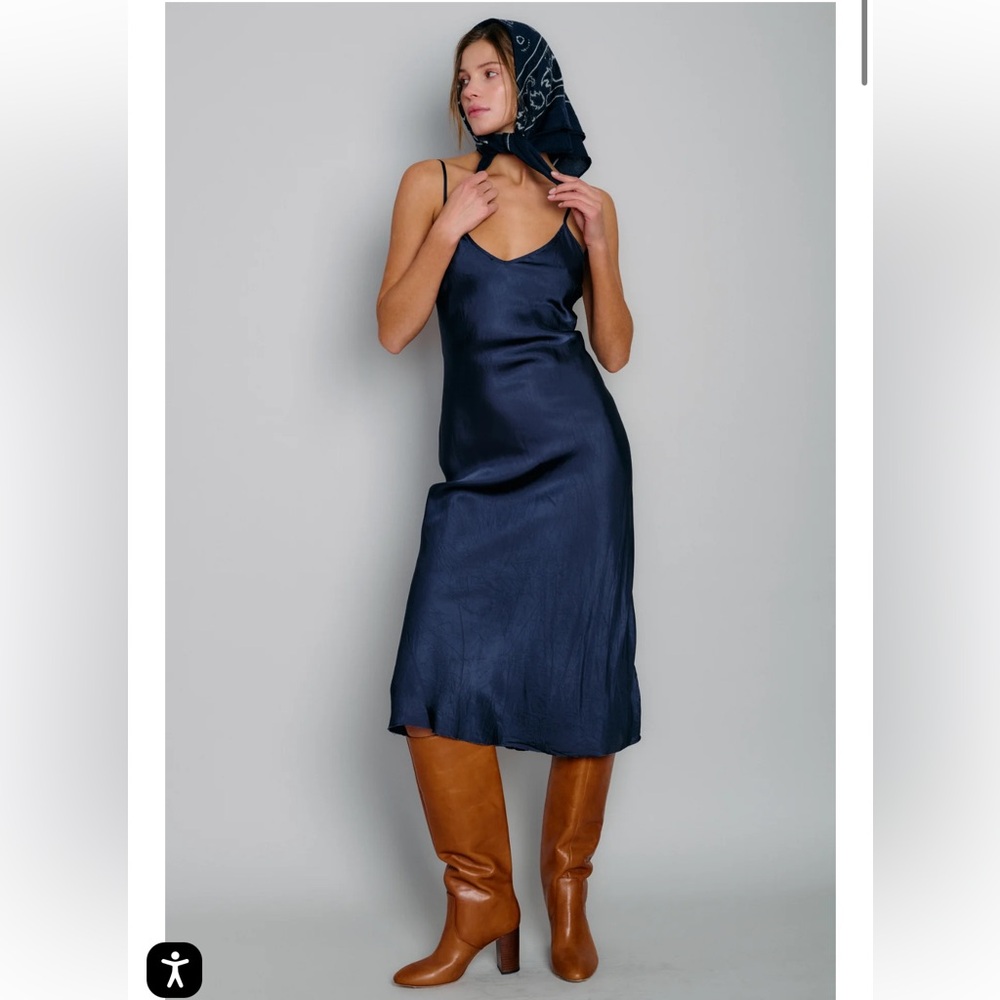 Organic by John Patrick Bias Long Slip Dress